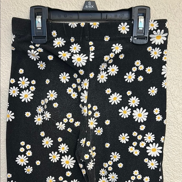 Floral Black Girls Pants - Picture 4 of 14